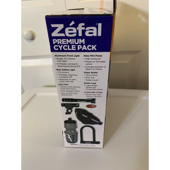 New Zefal Premium Cycle Pack 7-Piece Set Road Ahead And Light BPA‎ Free NWT - Picture 5 of 8